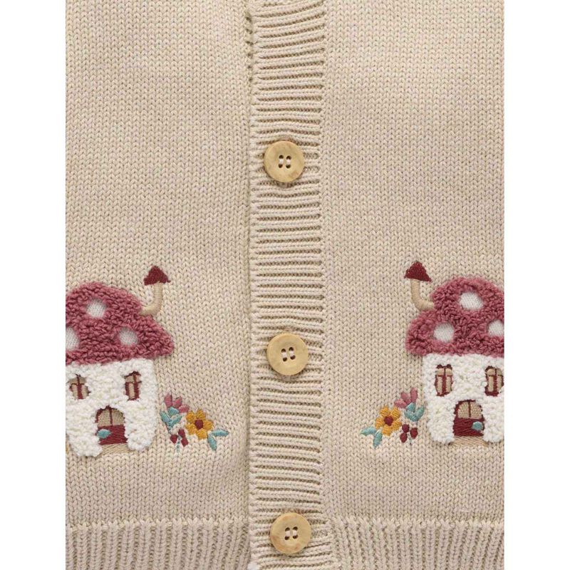 Purebaby Toadstool Cardigan image number 2